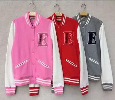 Factory Customize Lady Fashion Clothes Casual Baseball Jackets Women Apparel Sport Wear