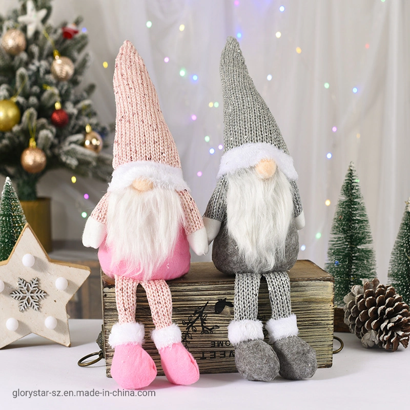 Año Nuevo 2023 Home Adornos de Navidad regalos de Gnome muñeca sin rostro