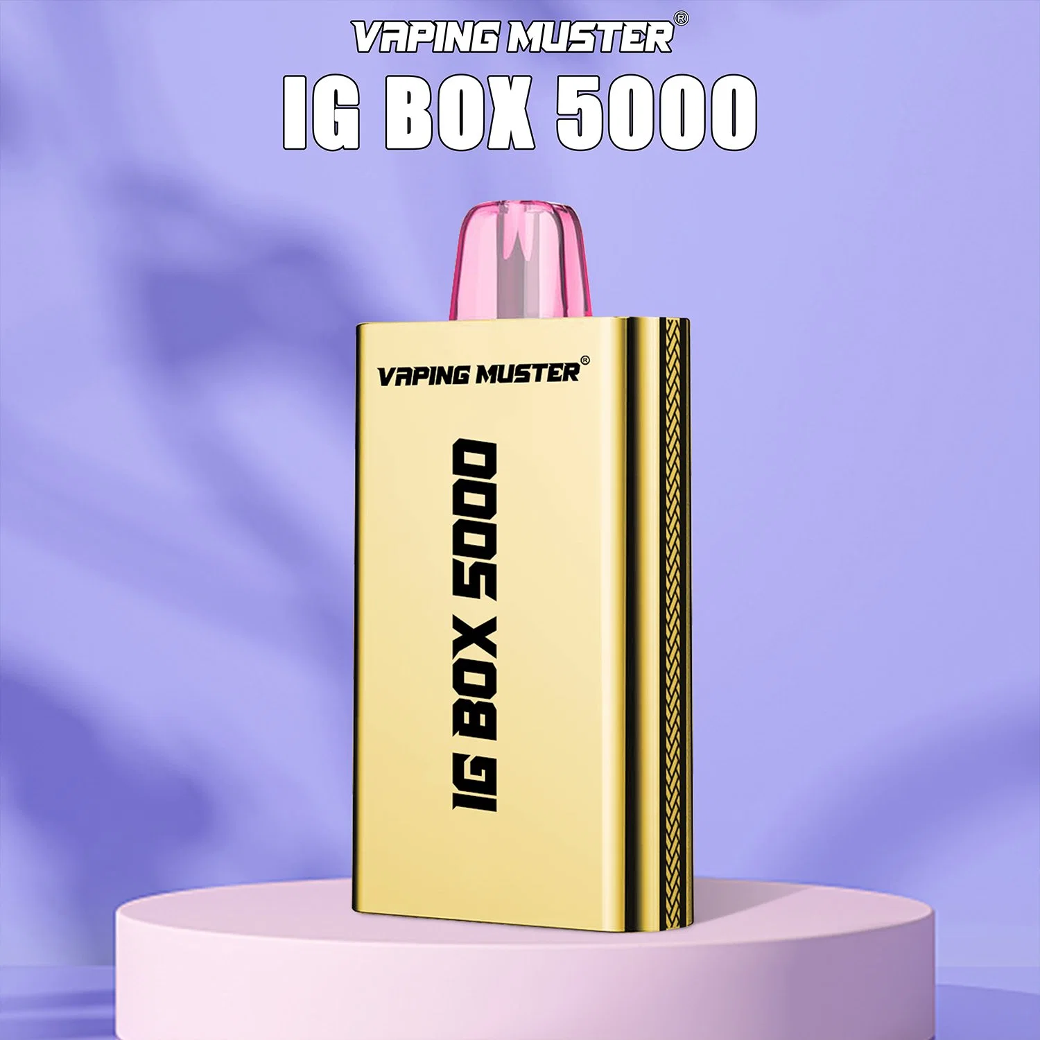 Vaping Mustre Ig Box 5000 Puffs recarregável Atacado dispositivo e-CIG Atomizador eletrônico de cigarros Pod Bar sabor de fruta EUA Vape