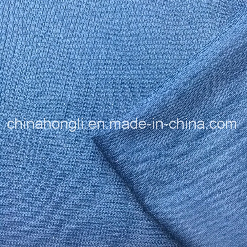 Stock Pique P/C 80/20 Mesh Bird Knitting Fabric for Polo Uniform