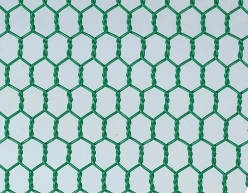 Lowest Price China Direct Factory PVC Coated Hexagonal Wire Mesh Green Plastic Chicken Wire Mesh