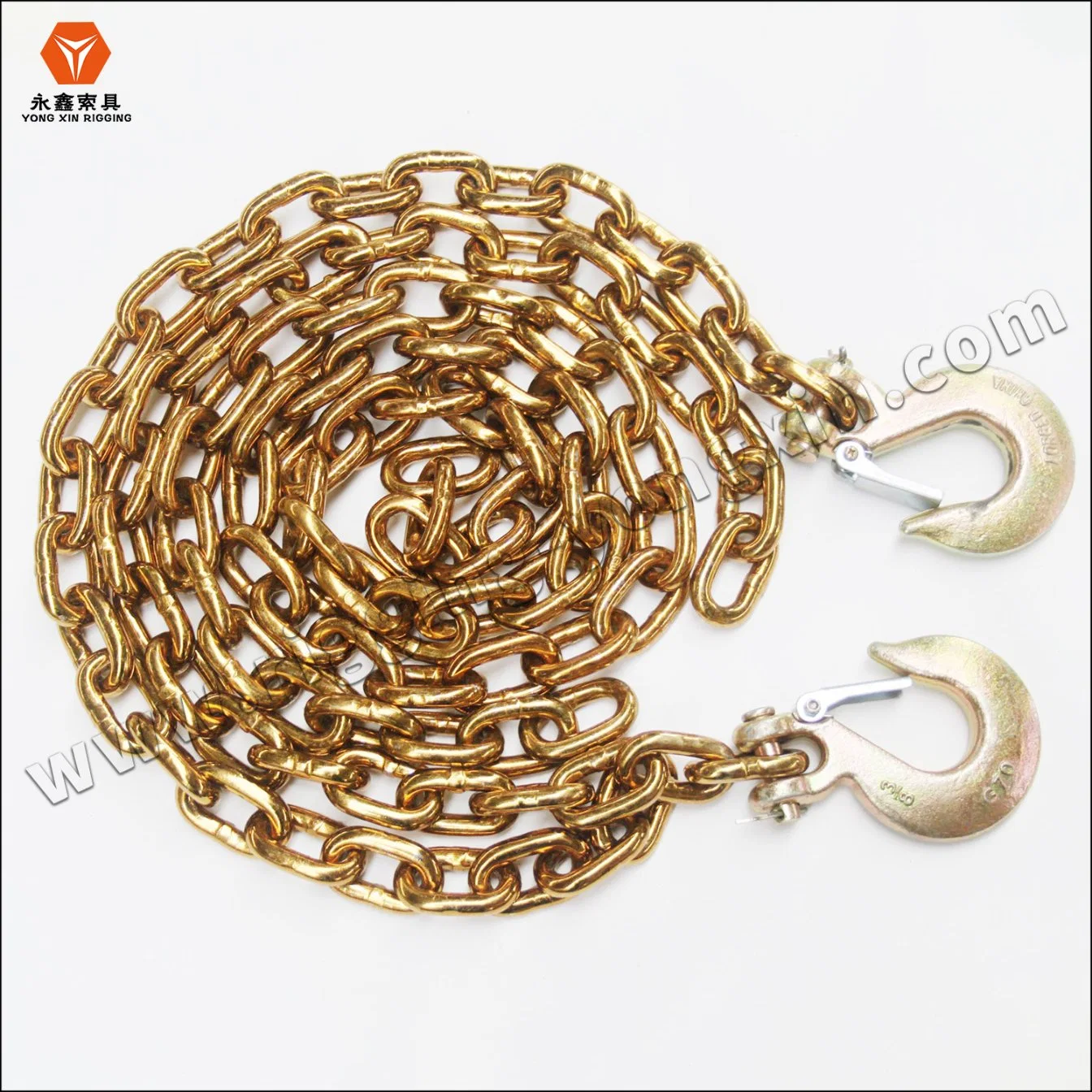 Lashing Chain 1/4"-3/4" Us Transport Chain/Grade 70 Chain Towingwith Hook