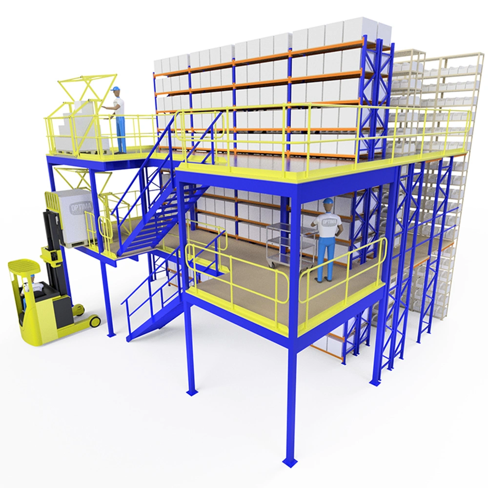 Steel Mezzanine Platform Multi Level Storage Racking