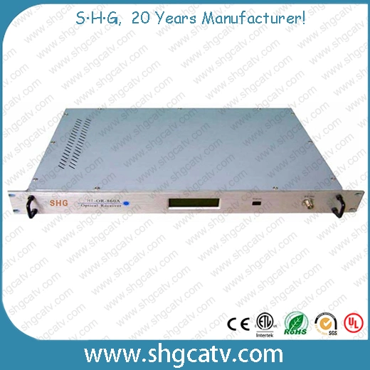 Recetor ótico CATV de interface RS-232 para interior