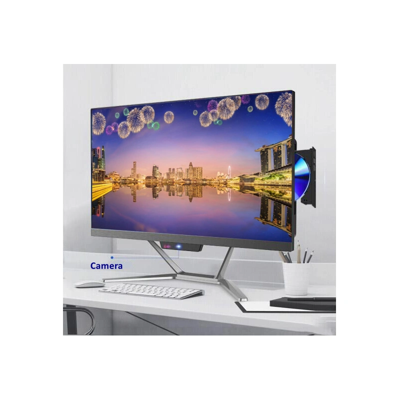 Hot Sale 23.8 Inch Frameless Screen All in One PC for School or Home or Officewindows Desktop Computer