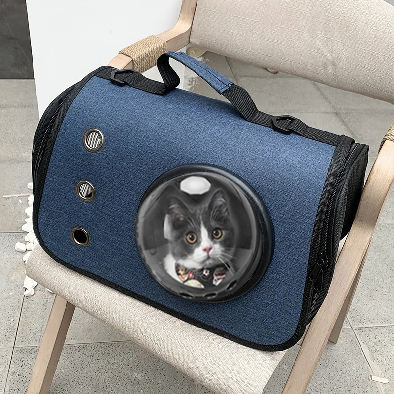 Outdoor Portable Shoulder Cross-Body Slant Space Capsule Cat and Dog Bag