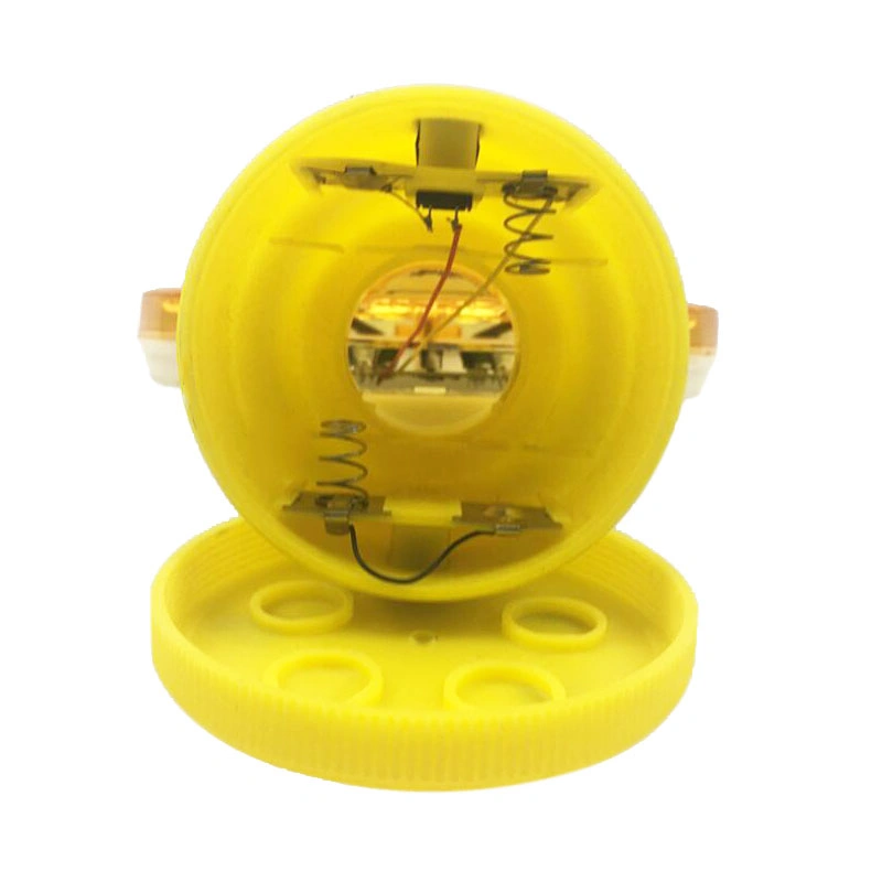 Single Face Battery Road Construction Warning Flashing Lamp with Magnet