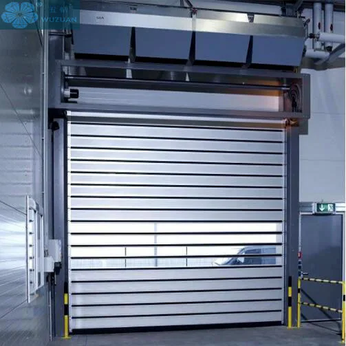 High Speed Aluminum Alloy Wind Resistant Good Quality Bullet Proof Vertical Rolling Shutter Door Rapid Spiral Door