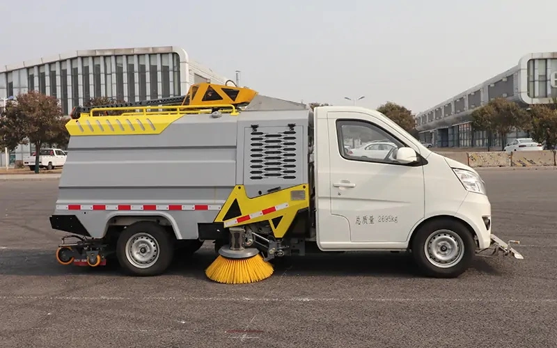 Nueva energía de litio hierro fosfato batería carga rápida Limpieza grande Carro Calle Barrido camión