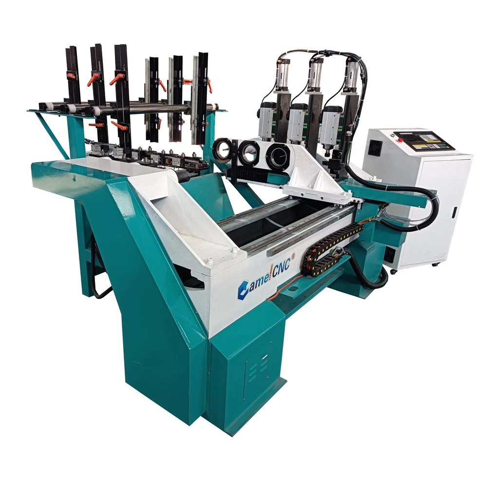 Ca-1512 Three Axis CNC Wood Lathe Automatic Feeding Wood Lathe Machine for Wood Turning