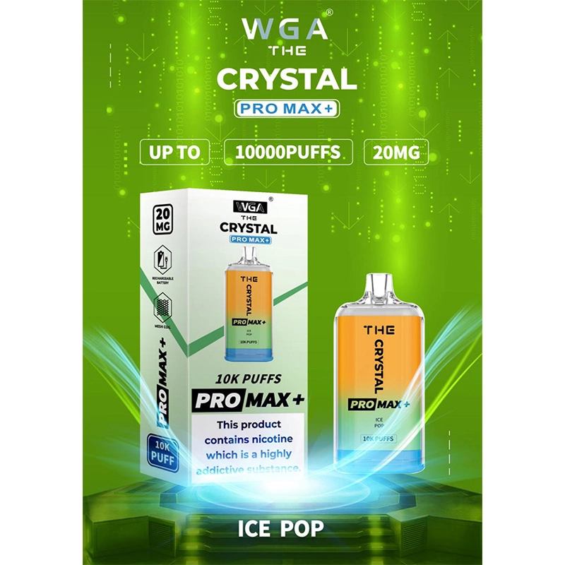 Wholesale/Supplier I Vape Crystal Hot Selling in UK The Crystal PRO Max Disposable/Chargeable Vape Bar Crystal PRO Max Plus by Wga 1000