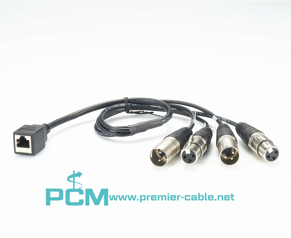 Ethernet para cable XLR Breakout