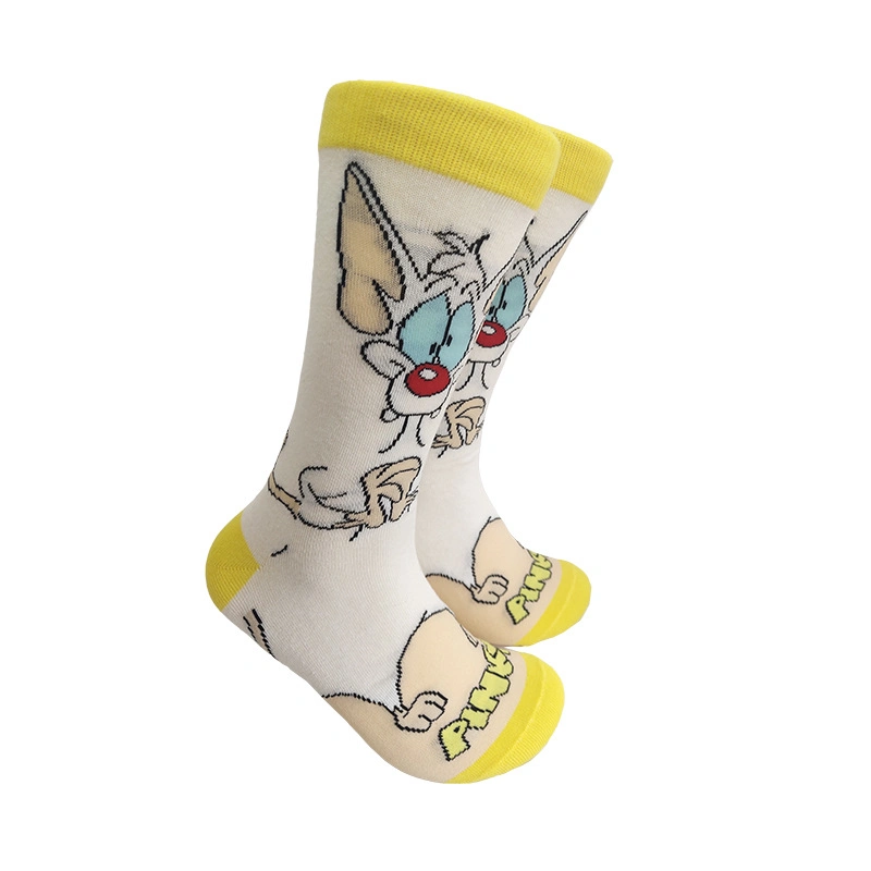 Cartoon MID-Calf Tide Men and Women's Personalized Trendy Cotton Socks