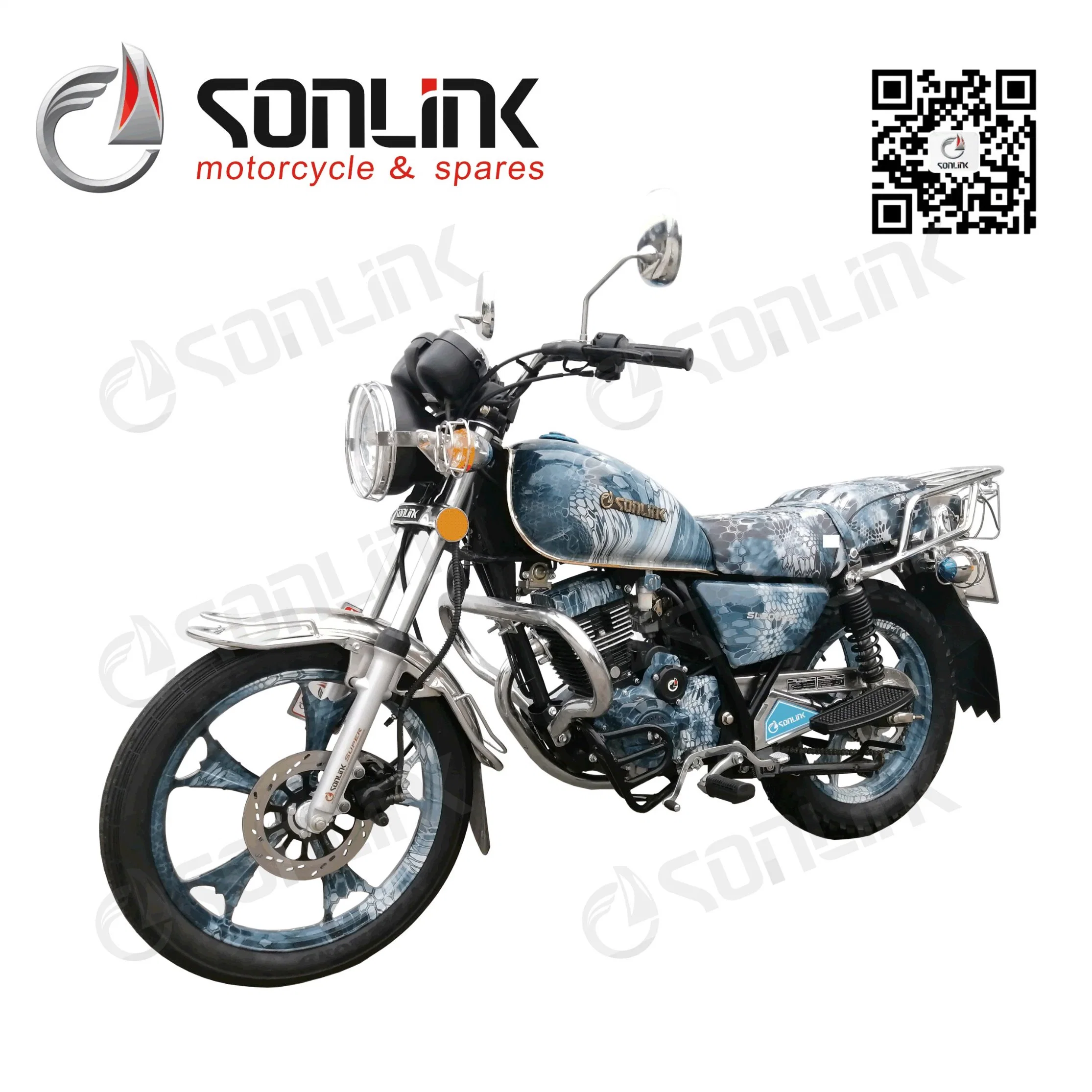 Fabricante China Racing Suzuki 150cc/200 cc Gn/GN125 Steet motos chopper moto/200-8SL (C)