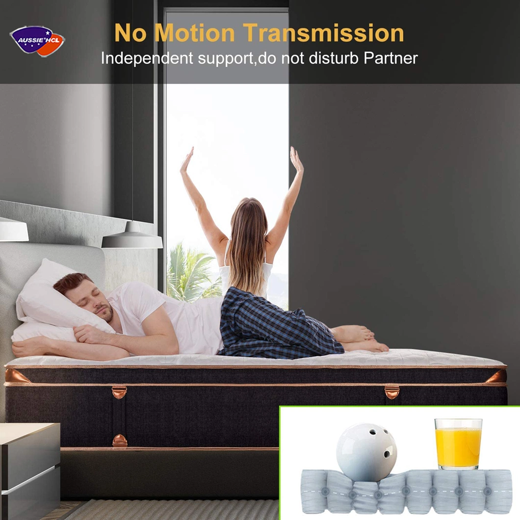 Premium Import Wholesale/Supplier Modern Bed Mattresses Furniture in a Box King Size Spring Latex Gel Memory Foam Mattress