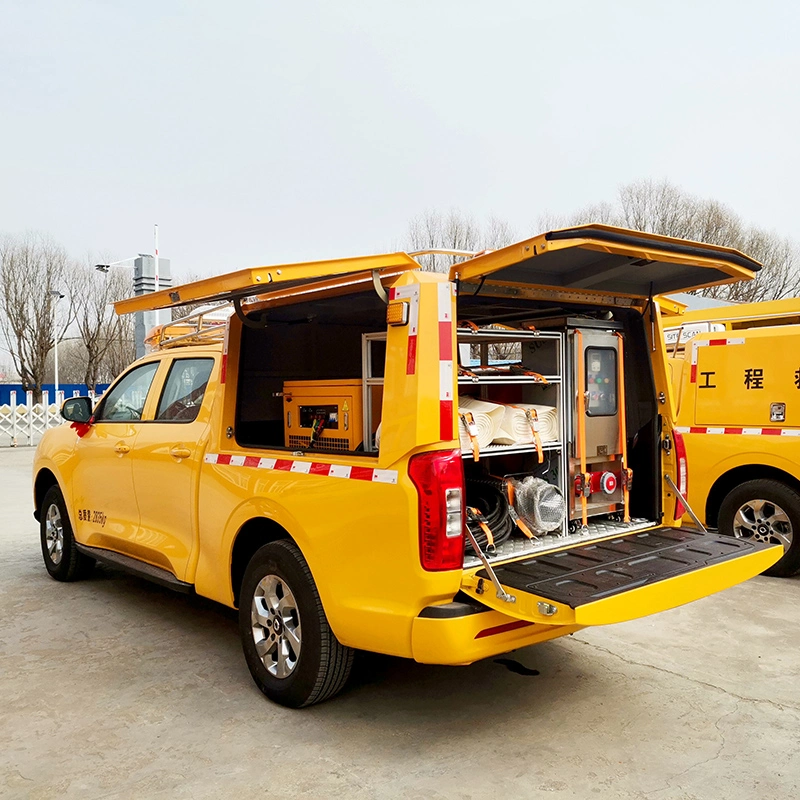 Emergency Flood Control Drainage Pick-up Vehicle with Multifuctional Equipment