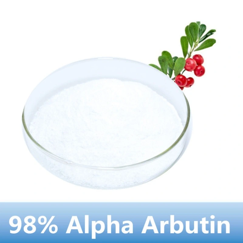 Купить 1кг UVA Пользователи " ursi Extract 98% природных Alpha-Arbutin порошок бесплатные образцы CAS 84380-01-8 лучшая цена