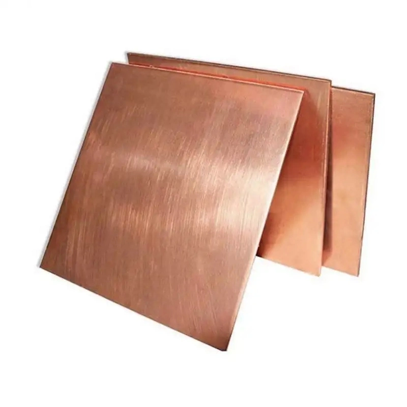 High Quality Copper Sheet Metal Sheet Copper Board Laminate Sheet Red Pure 4X8 99.9% Copper Plate Sheets for Construction Pure Copper Cathode Sheet Brass Sheet