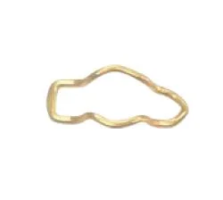 Heairng Aid Accessories Gold Metal Connecting Clip for Soft Earmolds