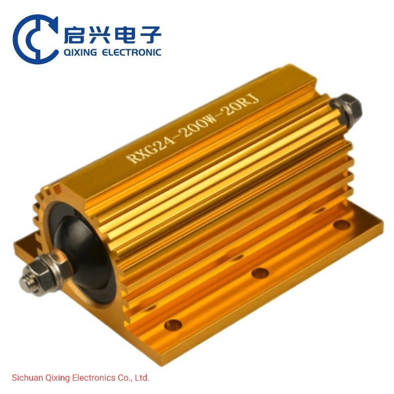 Rx24 High Power Gold Aluminum Shell Resistor Car Decoding Discharge Load Precharge Current Limit 25W 50W 100W 30W