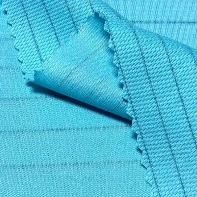 Leenol-11004 ESD Blue Color Made of 96%T + 4% Sp Conductive Wire Anti-Static Bead Floor Cloth