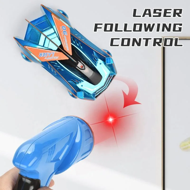 Jstar láser infrarrojo, escalada en el seguimiento de los coches de RC coche Radio Control Lasering Toy Toy guiada de la pared Real Racing juguete para niños