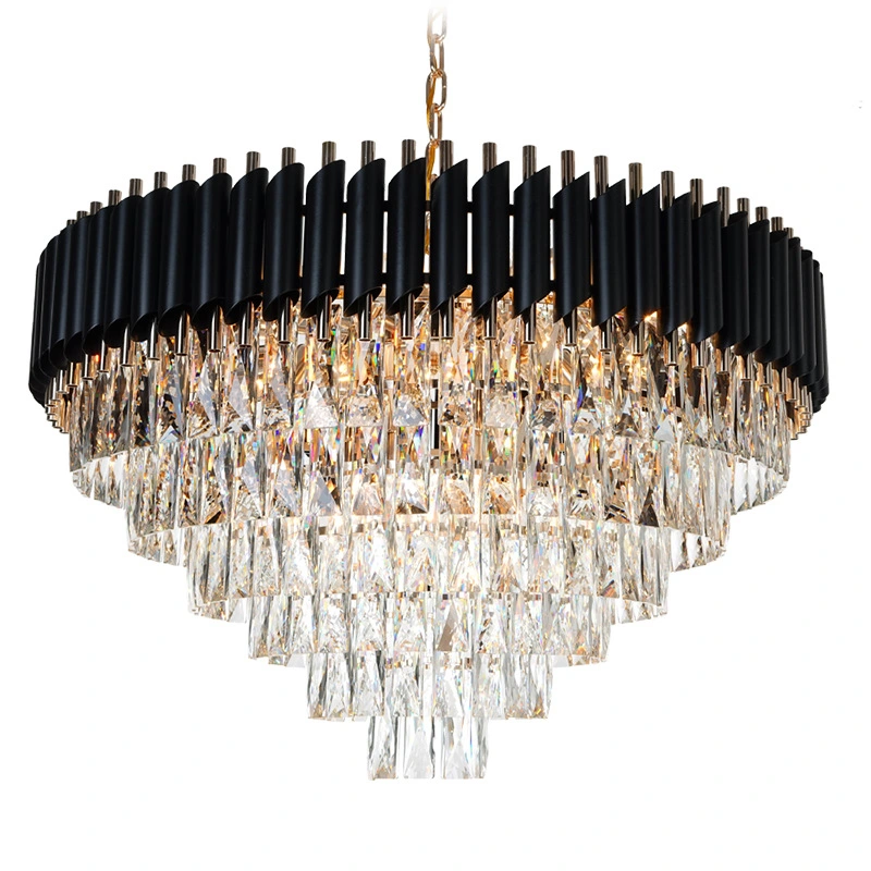 Moderne Luxus K9 Kristall Kronleuchter Licht Küche Anhänger Beleuchtung für Esszimmer