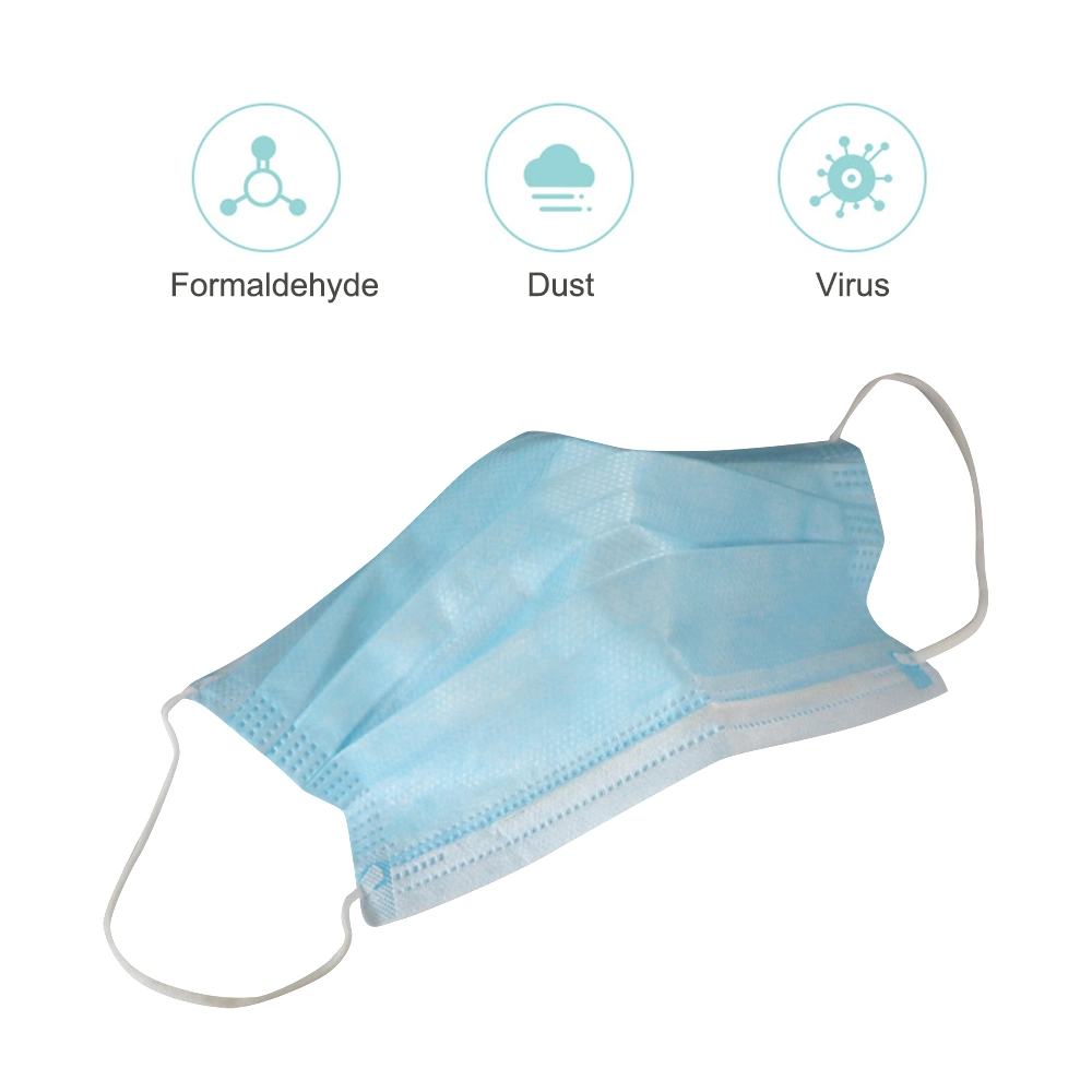 Medical Consumable Disposable Non-Woven Safety Surgical Face Mask