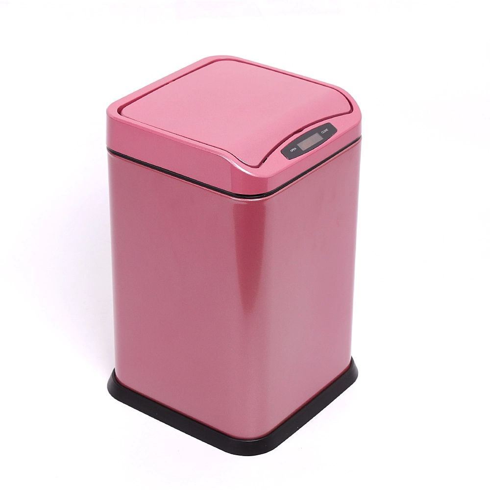 Customized Automatic Induction, Silent Closed, Eco-Friendly Yunzhe 1PC/Polybag/Shaped Foam/Mail Box Plastic Dustbin