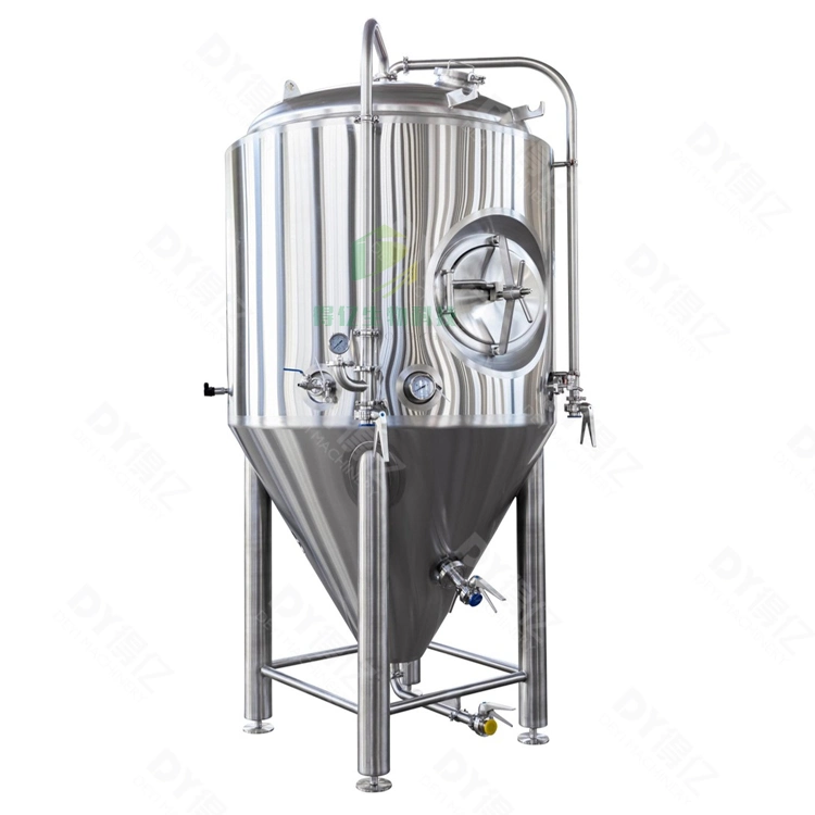 Casa de acero inoxidable 100L de cerveza Cerveza fermentador 1bbl cónico de depósito con camisa de refrigeración