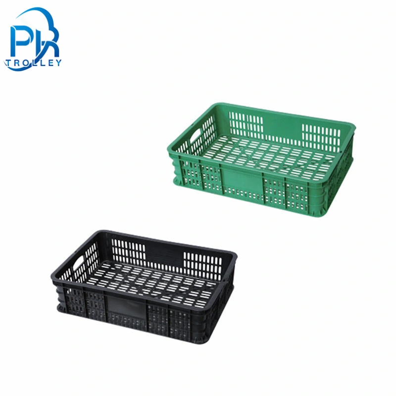 Wholesale Durable Mesh Supermarket Plastic Basket for Vegetable Fresh Fruit