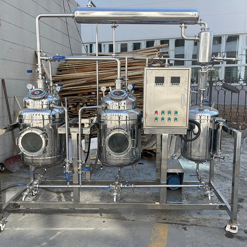 Équipement d'extraction de fines herbes en acier inoxydable de Tianhe ligne de production d'extraction d'huile