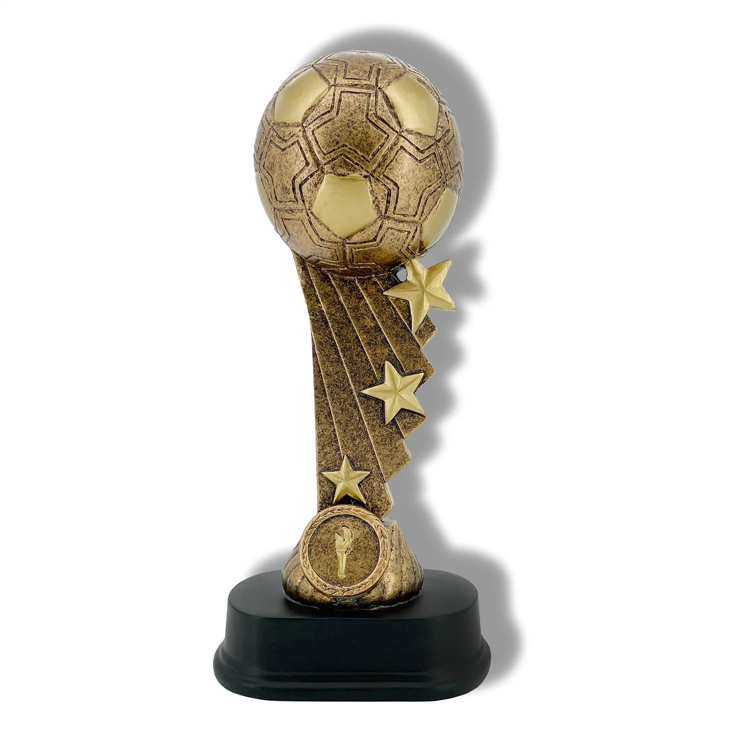 Premio de la estrella del fútbol de la resina Estatua de la promoción del recuerdo del deporte