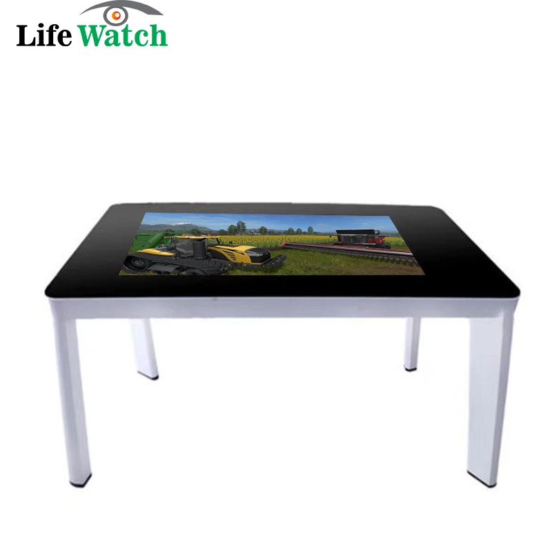 43-Inch All-in-One Windows Android System Game LCD Interactive Touch Table Screen Display for coffee Shop