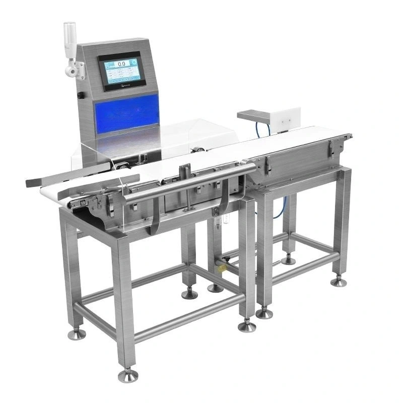 OEM Custom Combined Machine Food Metal Detector and Checkweigher with Pusher Rejector