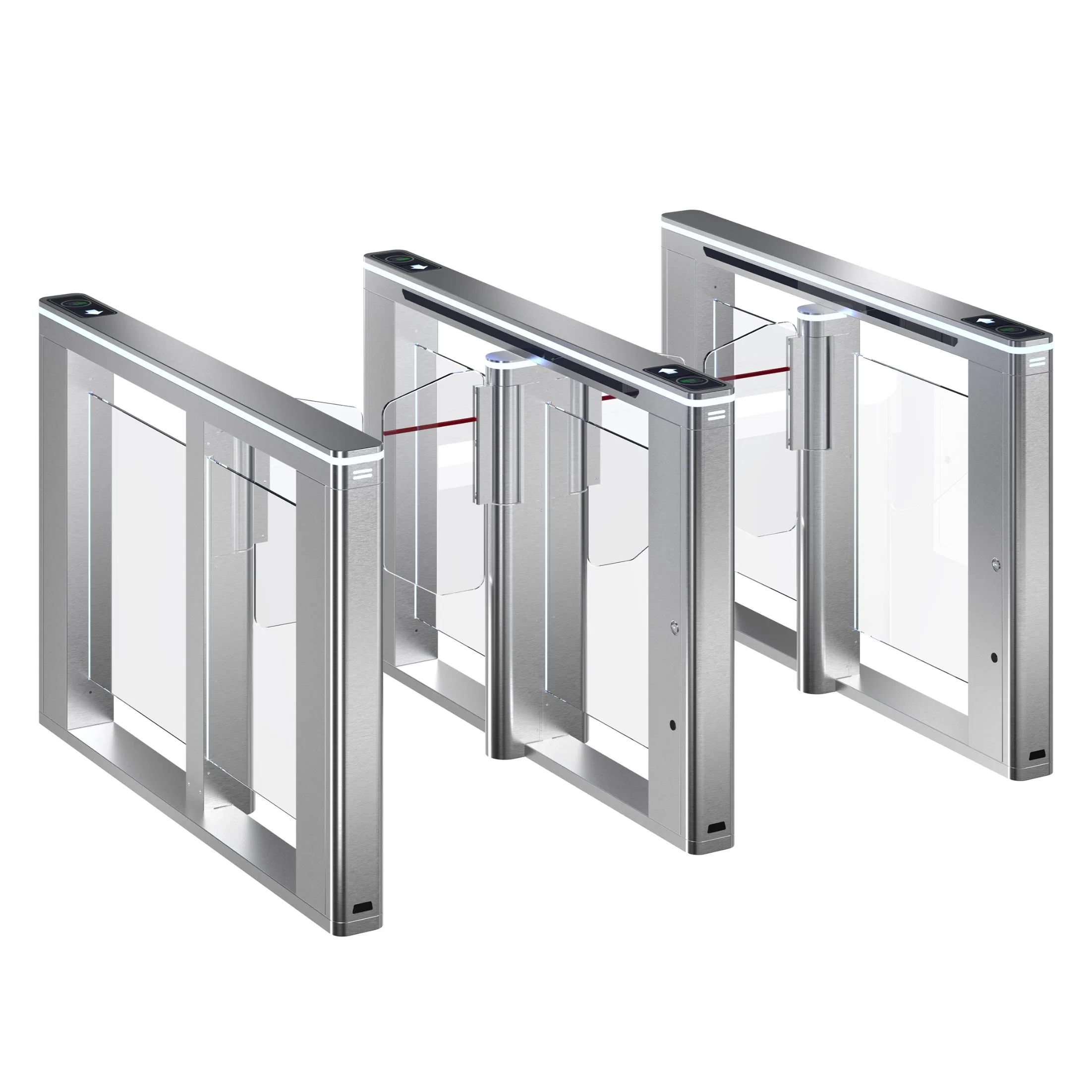 Swing Barrier Gate Fast Speed Pedestrian Turnstile with Face Racognition IC/ID Card System