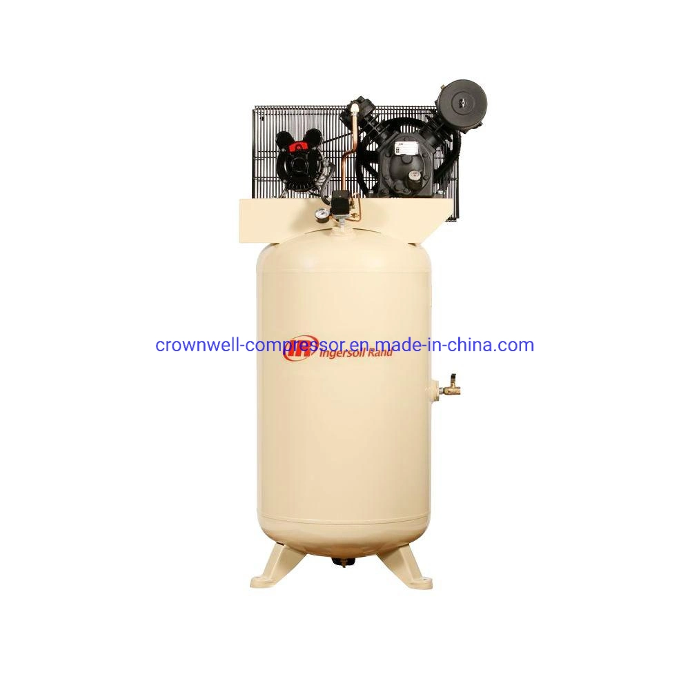 Ingersoll Rand 2-2545e10 2-2545e10-V 2-2545e10-P Two-Stage Electric Duplex Reciprocating Air Compressor 10HP 120 Gal Horizontal