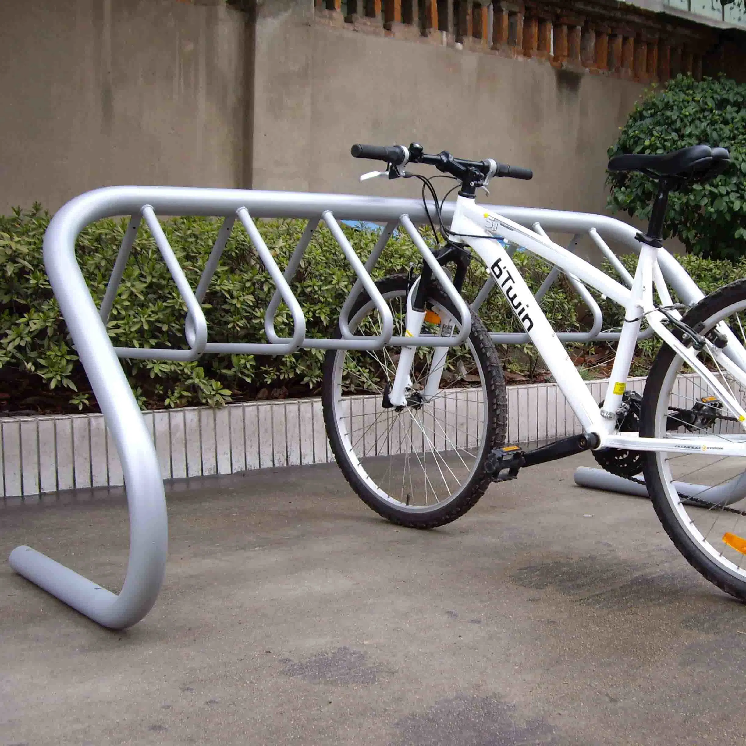 Múltiple de aluminio Colocar soporte de la Bici Bicicleta Bicicletas 6 Sistema de estacionamiento