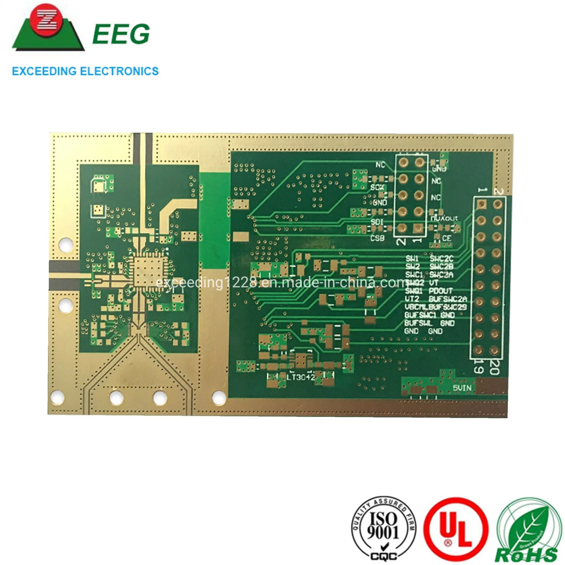 One-Stop 2-10L 4 Oz (RTF) Heavy Copper Printed Circuit Board for Industrial Control Systems