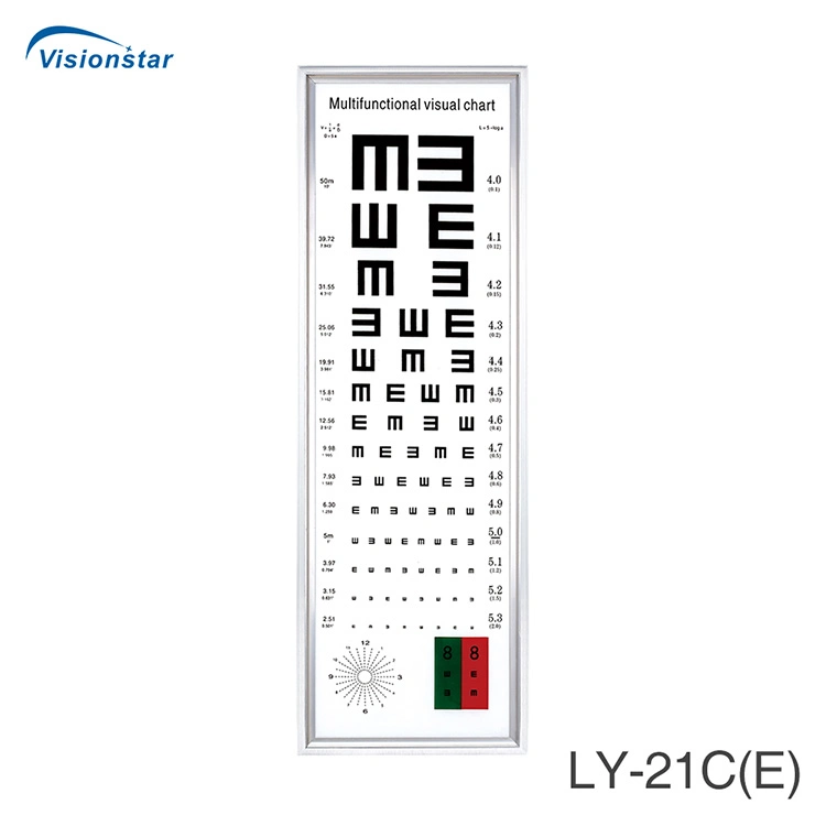 Ly-21c Optical Instrument Eye Vision Chart LED Visual Acuity Chart