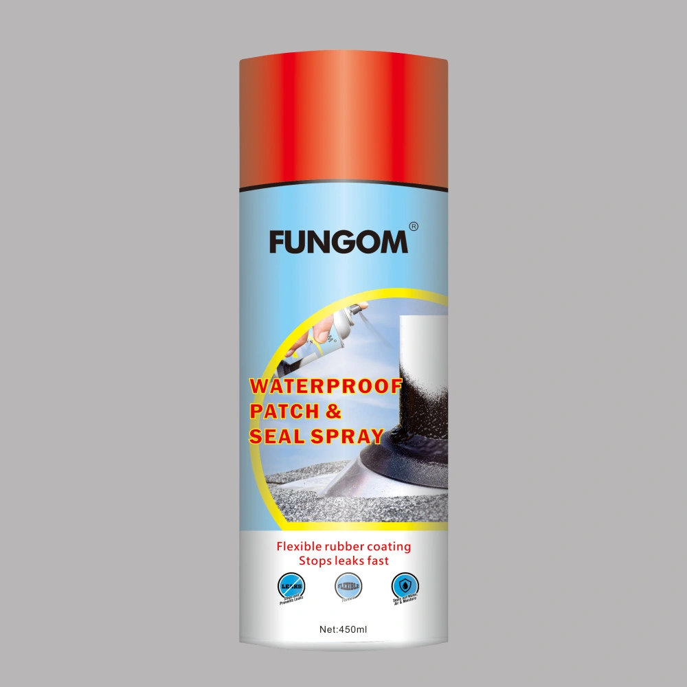 Waterproof Patch and Seal Spray, Flexible Rubber Coating Stops Leaks Fast