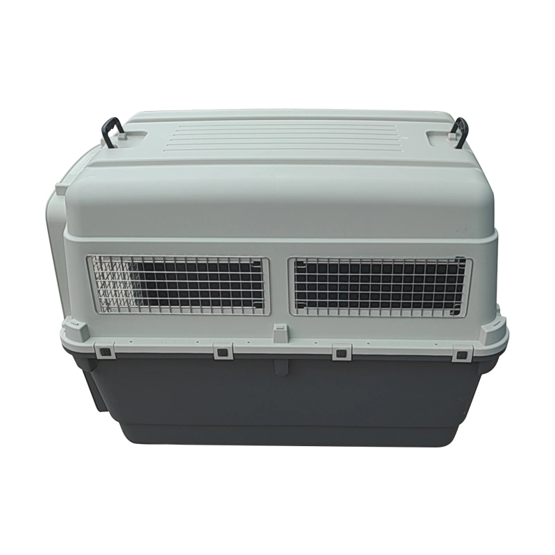 Luxury High Quality Pet Crates Container Dog Travel Crate Plastic Durable Cat Consignment Transporter Cage Small Big