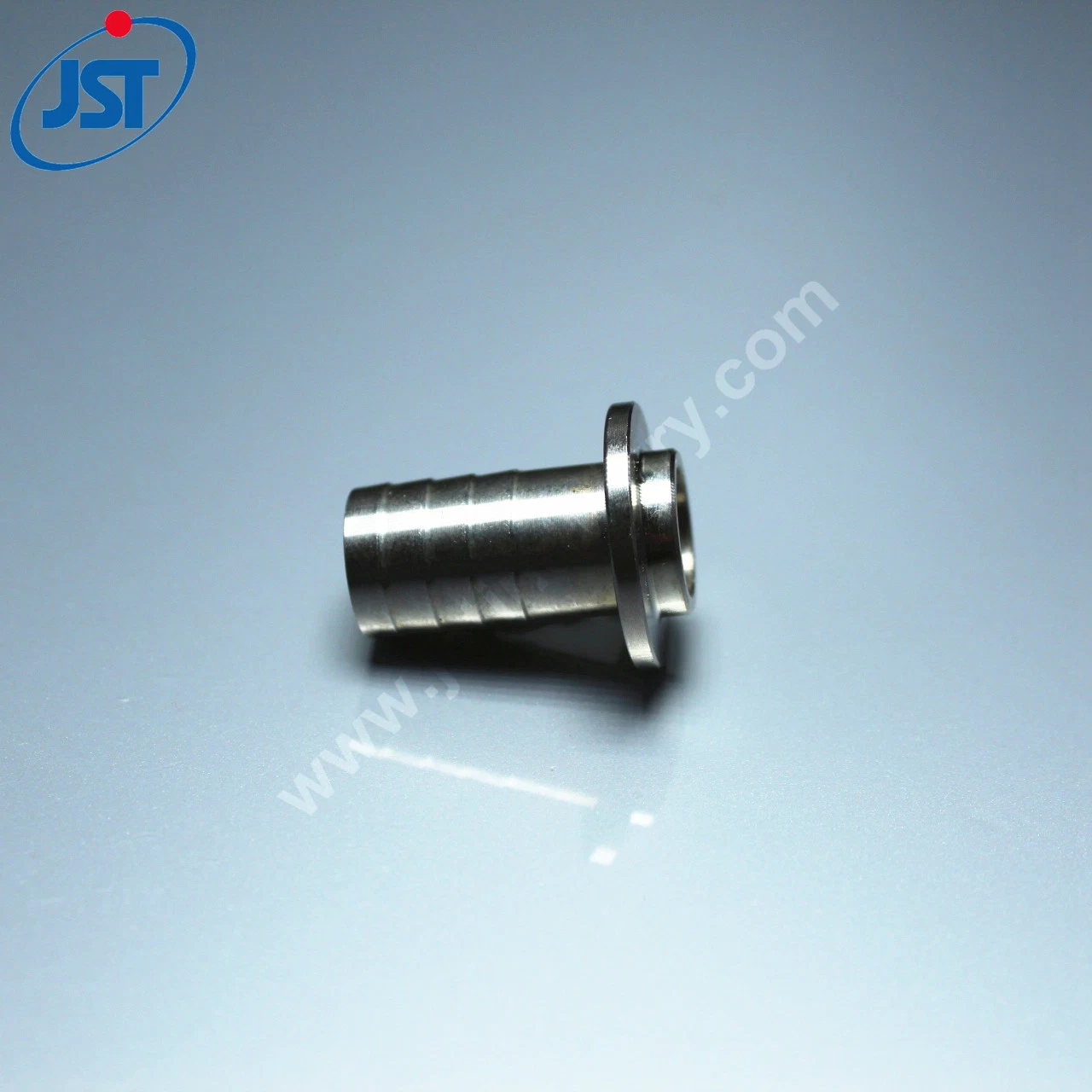 Precision CNC Turned Stainless Steel Threaded Cylinder with Shoulder