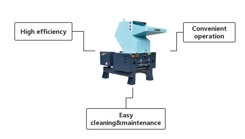 Pulverizing of all kinds of plastics Crush Capacity 100-150kg/H Strong Crusher