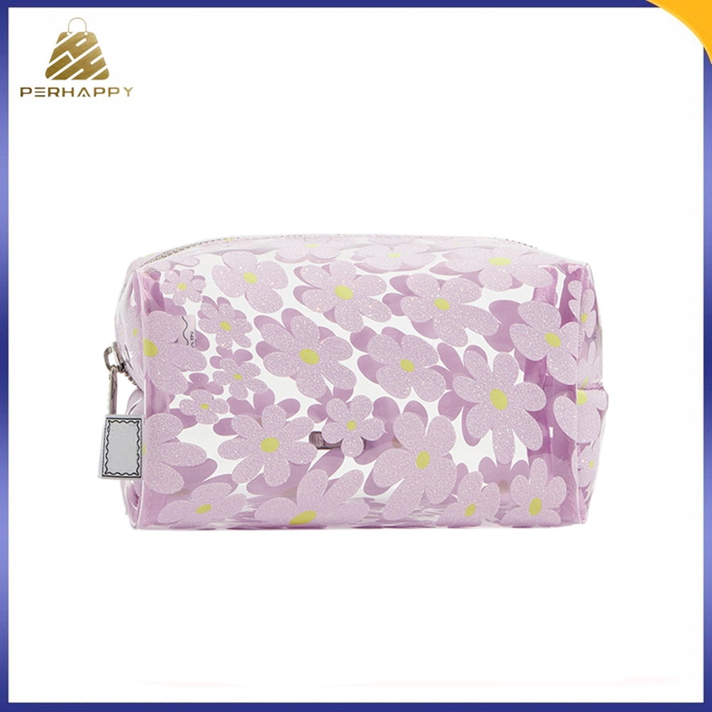 Popular Dream Color PVC TPU Waterproff Bag with Star Design Wash Travel Cosmetic Bag