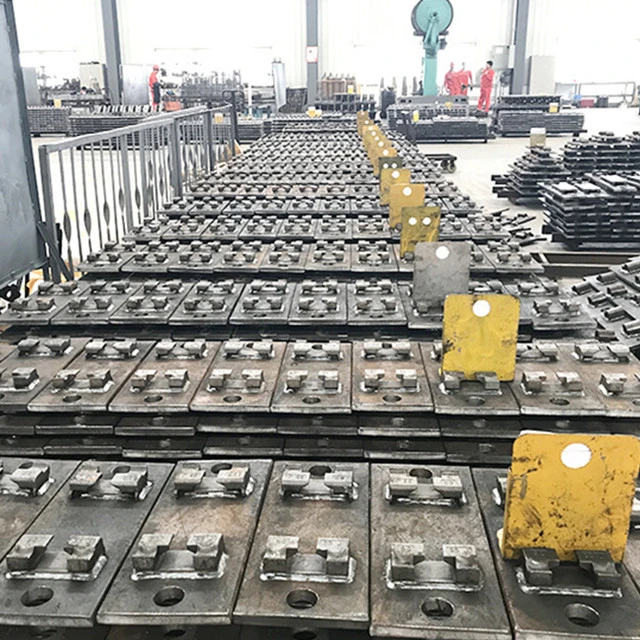 Rail Tie Plate Mounting Wear Steel Plate/Base Plate