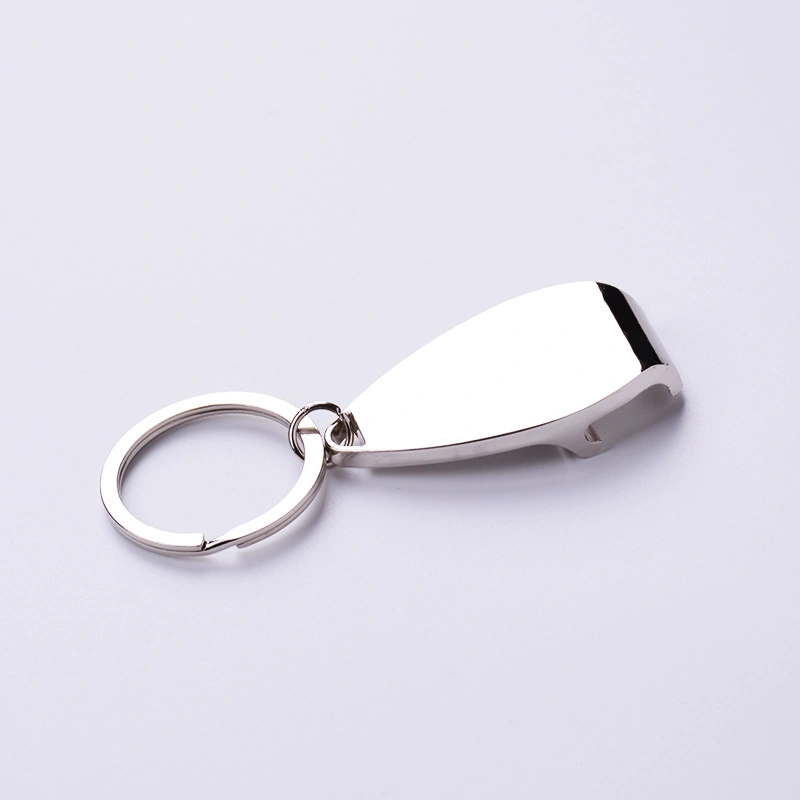 Factory Outlet Metal Zinc Alloy Creative Customized Key Chain Beer Bottle-Opener Customized Logo Print Laser Bottle Opener Keychain