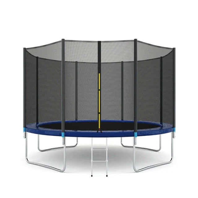 12 Фткомбо Bounce Outdoor Indoor Trampoline с лестницей с пружинными накладками