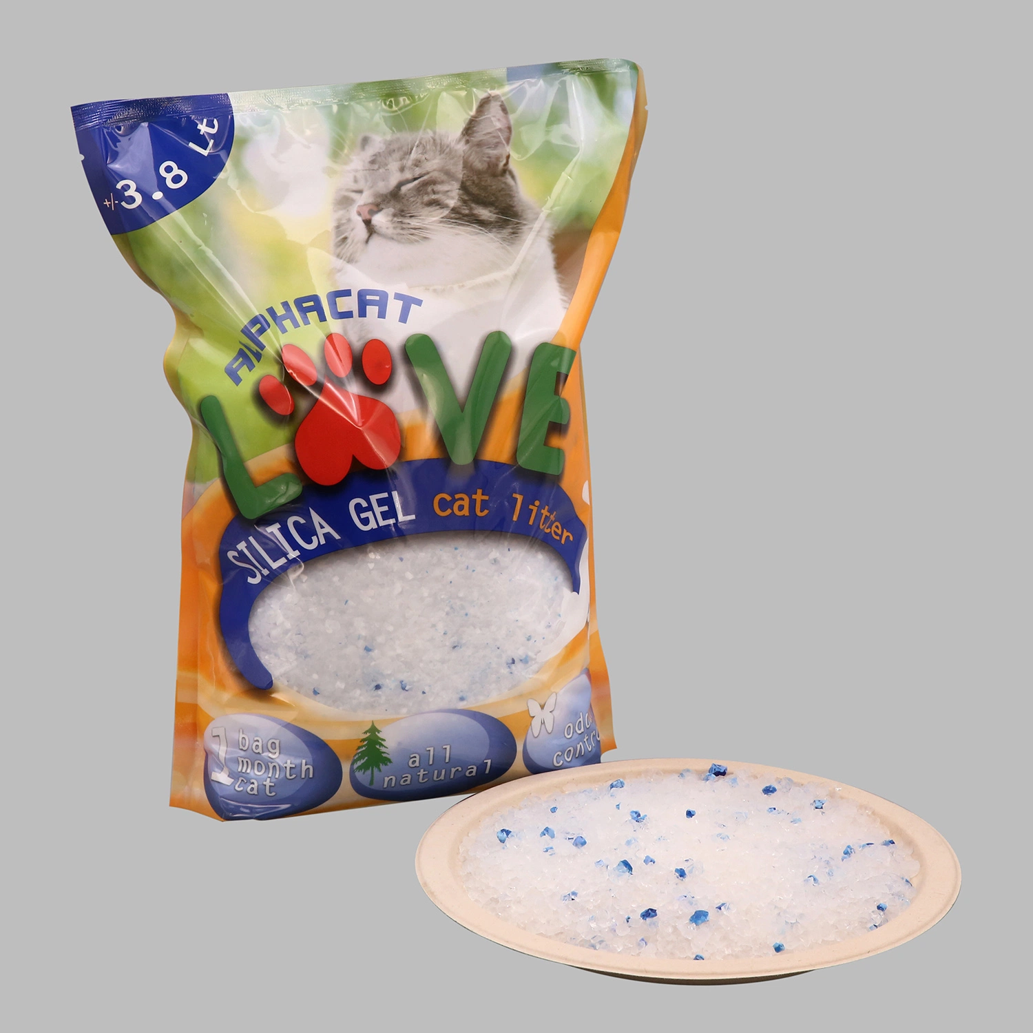 Non-Clumping Cat Toilet Box Odor Control Pet Accessories of Cat Silica Gel Litter