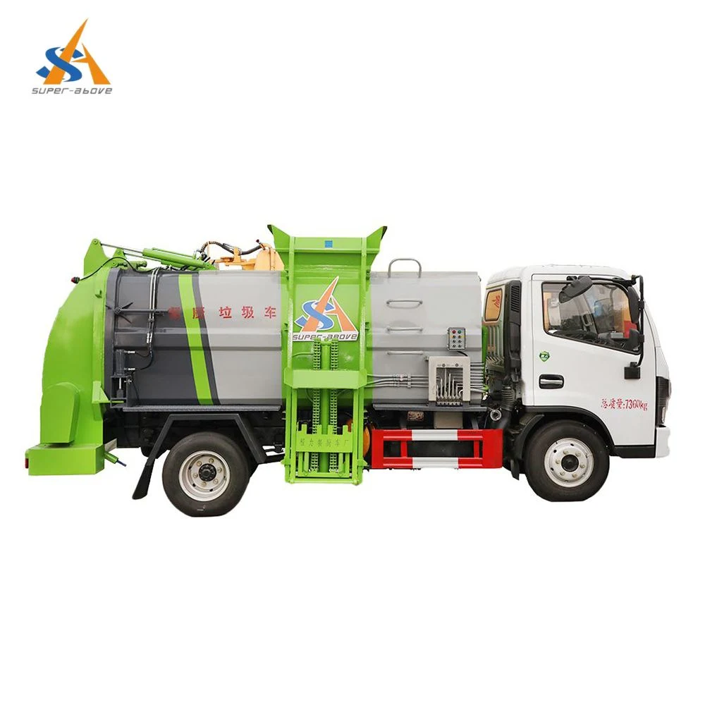 Super-Above Kitchen Garbage Collection Truck, Dongfeng 4X2 6X4 Type 10 Cubic Meters Tank Capacity Kitchen Refuse Truck, Garbage Collection Truck